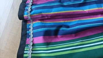 SPÓDNICA ŁOWICKA PASIAK ROZM 3XL