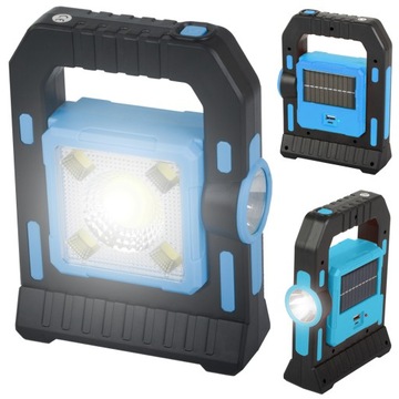 LATARKA TURYSTYCZNA LED SOLARNA LAMPA LAMPKA BIWAKOWA AKUMULATOR KEMPING