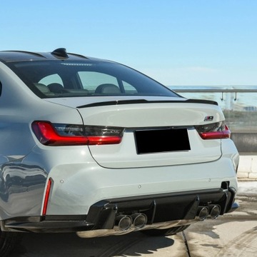 LOTKA СПОЙЛЕР BMW 3 Series G20 2018+ M3 style Черный Глянцевый Супер Качество