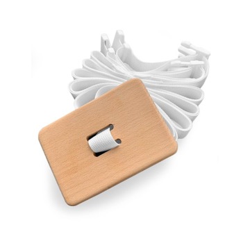 Деревянная кровать Монако белого цвета и цвета капучино