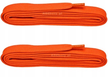 POMARAŃCZOWY NEON PŁASKIE 7 MM SZNUROWADŁA 120 cm