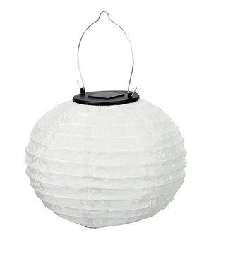 Lampka solarna LED wisząca KULKA origami HARMONY 20CM b.ciepła 3000K KOBI