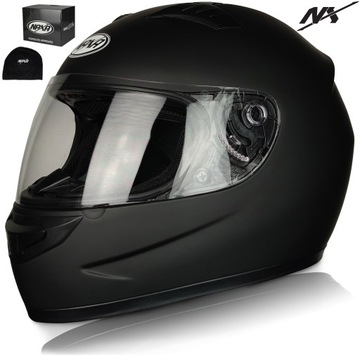 KASK MOTOCYKLOWY INTEGRALNY FULL FACE NAXA F22/B r.XL + POKROWIEC NA KASK