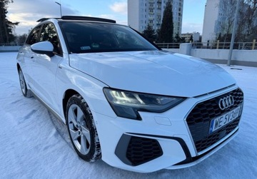 Audi A3 8Y 2022 Audi A3 Sportback salon PL FV VAT 23 S Line panorama 1.5 Hybryda, zdjęcie 10