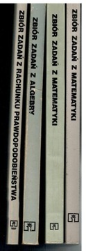 ZBIÓR ZADAŃ Z MATEMATYKI 2x N.DRÓBKA + ZBIÓR Z ALGEBRY A.ŚNIEŻEK + Z RACHUN