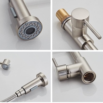 КУХОННЫЙ Смеситель для мойки, СТОЯЩИЙ, ГИБКИЙ, ГИБКИЙ ИЗЛИК