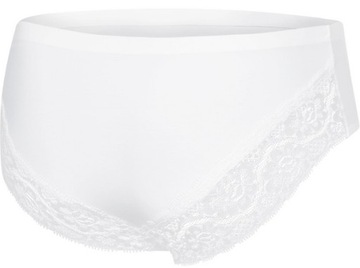 JULIMEX CHEEKIE ТРУСИКИ С КРУЖЕВОМ, БЕЛЫЕ S