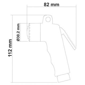 Душевая лейка Start Stop Душ 1/2 дюйма