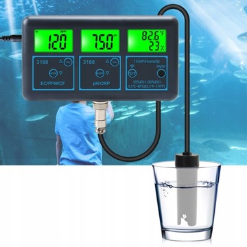 TESTER JAKOŚCI WODY 7w1 Tuya WiFi