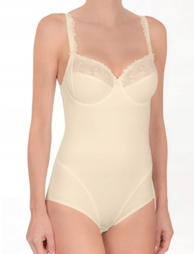 Felina RHAPSODY 251210 body modelujące MIĘKKIE MISKI HAFTY ecru 75C