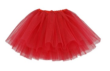 SPÓDNICZKA TIULOWA SPÓDNICA TUTU 30 cm 3-8lat czerwona