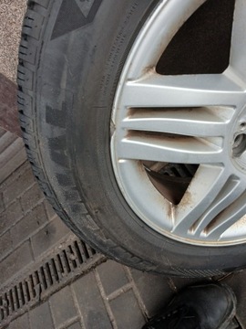 KOLA RÁFKY 16 PALCŮ PNEUMATIKY M+S PĚKNÝ STAV RENAULT SCENIC II