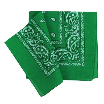BANDAMKA BANDANA CHUSTKA CHUSTA APASZKA ZIELONA