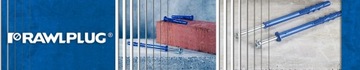 СПИРАЛЬНЫЙ ШПИЛЬК RAWLPLUG ДЛЯ ПЕНОСТРОЕНИЯ, ВИНТ, 50 ММ