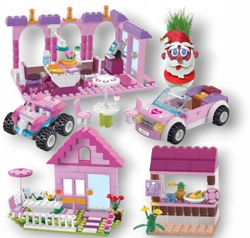 KLOCKI DUŻY ZESTAW CITY FRIEND DOMEK 530 KLOCKÓW