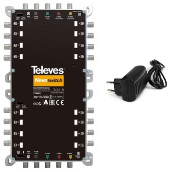 MultiSwitch 5/ 16 Wyjść Televes NevoSwitch QUAD