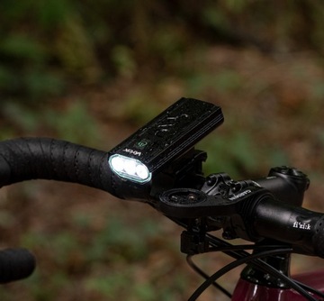 LAMPKA ROWEROWA PRZEDNIA 3xLED USB-C + OŚWIETLENIE ROWEROWE TYLNE PRO VAYOX