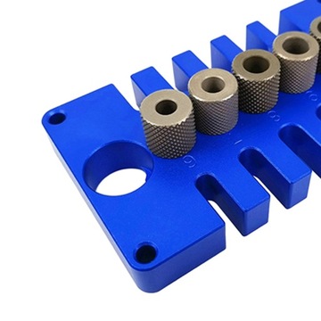Woodworking Drill Guide Jig Woodworking Accessories High Precision Blue