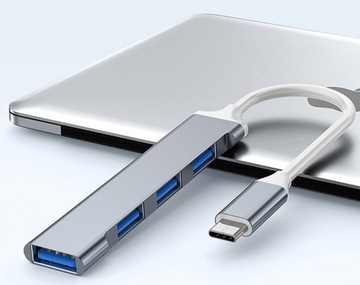 USB-концентратор типа C 3.0-ПОРТОВЫЙ РАЗДЕЛИТЕЛЬ АДАПТЕР 4xUSB