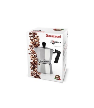 Кофеварка LA CAFFETIERA 6tz Barazzoni, серебро