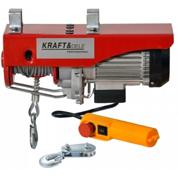 WYCIĄGARKA ELEKTRYCZNA LINOWA 800KG 230V 1300W