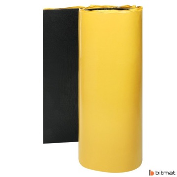Звукоизолирующий коврик ACOUSTIC FOAM 25х50см, 4см, полиуретановая губка, черный