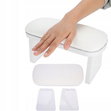 PODKŁADKA PODPÓRKA POD DŁOŃ MANICURE GĄBKA BIAŁA