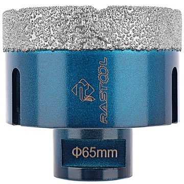 KORONKA OTWORNICA DIAMENTOWA 65MM DO TWARDEGO GRESU PŁYTEK M14 JAKOŚĆ PRO