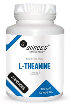 ALINESS L-Theanine 200mg SEN Serce NIEPOKÓJ, nerwy