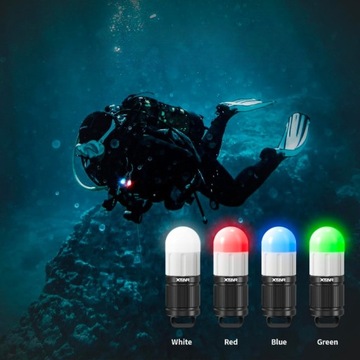 Latarka nurkowa XTAR SD1 LED Red, Green, Blue, White