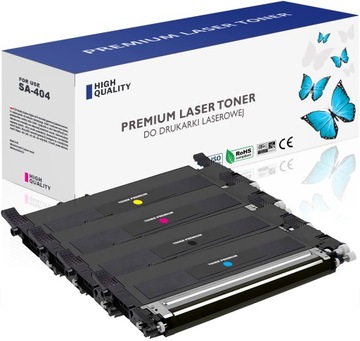 4X TONERY DO SAMSUNG C430W C480W C480FW CLT-K404S CLTK404 C404S M404S Y404S