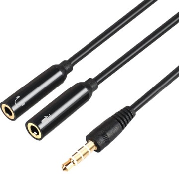Rozdzielacz adapter słuchawki mikrofon 3,5mm MAONO
