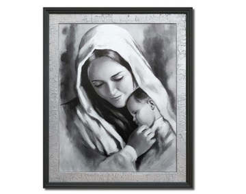 Obraz święty MARYJA MATKA BOSKA Z JEZUSEM + RAMA