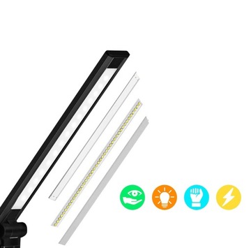 НАСТОЛЬНАЯ СВЕТОДИОДНАЯ ЛАМПА С БЕСПРОВОДНОЙ ЗАРЯДКОЙ 10 ВТ, 5 КОЛ