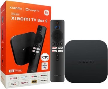 Odtwarzacz multimedialny 4K XIAOMI MI Box S 2-Gen 4K SMART TV + Google TV