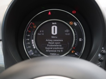 Fiat 500 II Seria 4 0.9 TwinAir 85KM 2016 Fiat 500 0.9 TwinAir, Salon Polska, Serwis ASO, zdjęcie 10