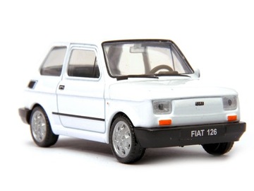 FIAT 126p Welly 1:43 maluch maluszek biały
