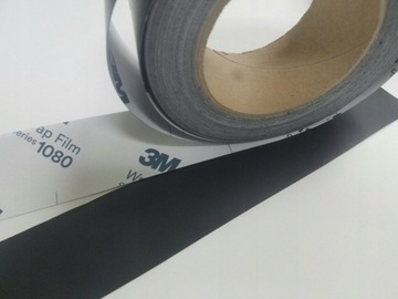 ЛЕНТА 3М ДЛЯ ПОЛОС, ЧЕРНАЯ МАТОВАЯ, ДЕХРОМИРОВАННАЯ 1 м