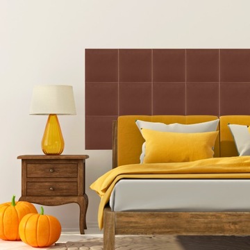 Мягкие стеновые панели 40х40 КВАДРАТНЫЕ ГРЯЗНО-РОЗОВЫЕ Мягкий толстый бархат