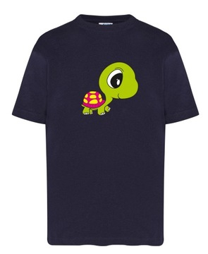 KOSZULKA T-SHIRT z Żółwikiem żółw r.158/164
