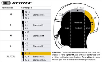 COSEI Central INSERT XL13 для шлема NEOTEC