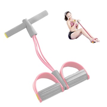 EKSPANDER NÓG PRZYRZĄD ĆWICZENIA MIĘŚNI BRZUCHA PRZENOŚNY ERGONOMICZNY TPE