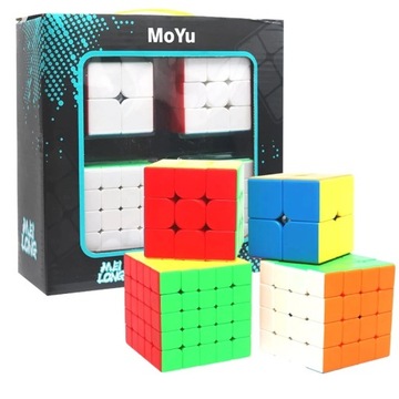 Zestaw szybkich kostek MoYu Kostka 2x2 3x3 4x4 5x5