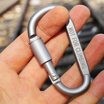 КАРАБИН SHAGLE, СЕРЫЙ АЛЮМИНИЙ