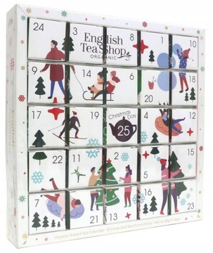 ENGLISH TEA SHOP Zestaw herbatek świątecznych kalendarz adwentowy puzzle