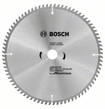 BOSCH PIŁA 305 x 30 80z ECO ALUMINIUM UNIWERSALNA