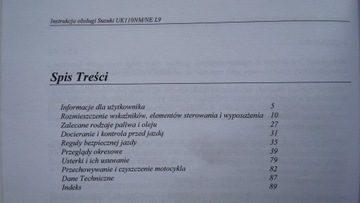 SUZUKI UK 110NM Руководство пользователя на польском языке Suzuki Address UK110 NM/NE 2019