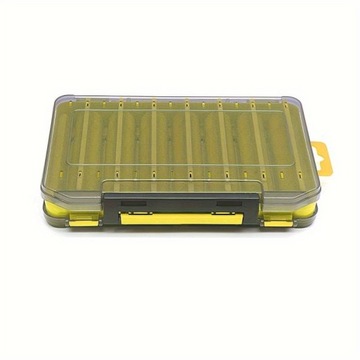 МНОГОФУНКЦИОНАЛЬНАЯ ДВУХСТОРОННЯЯ КОРОБКА ДЛЯ РЫБОЛОВНЫХ ПРИМАН, вмещает 16 предметов.