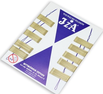 Wsuwki Iza proste złote 4 cm 100 szt