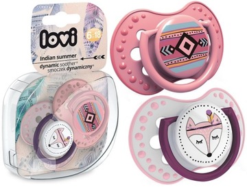 LOVI SMOCZEK DYNAMICZNY ORTODONTYCZNY 2 SZT 6-18 m